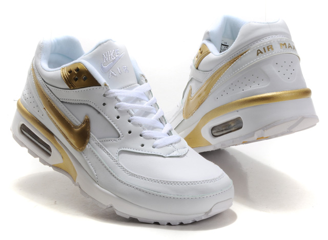 New Men'S Nike Air Max White/Silver
